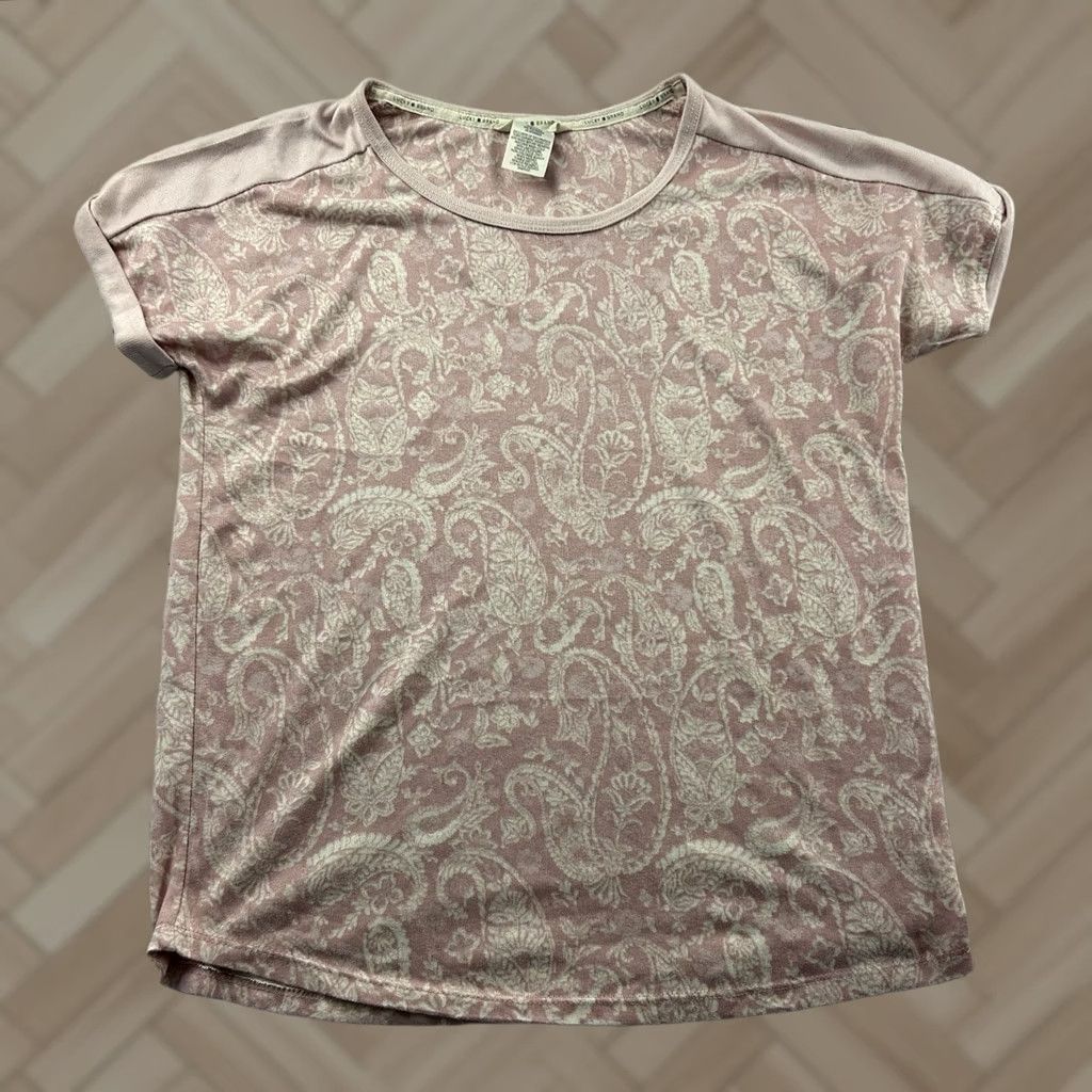 Lucky Brand Lucky Brand Short Sleeve Top Women's Small Pink Shirt Women S Pink Lucky Brand Short Sleeve T-Shirt XS-Small Size S / US 4 / IT 40 - 1 Thumbnail