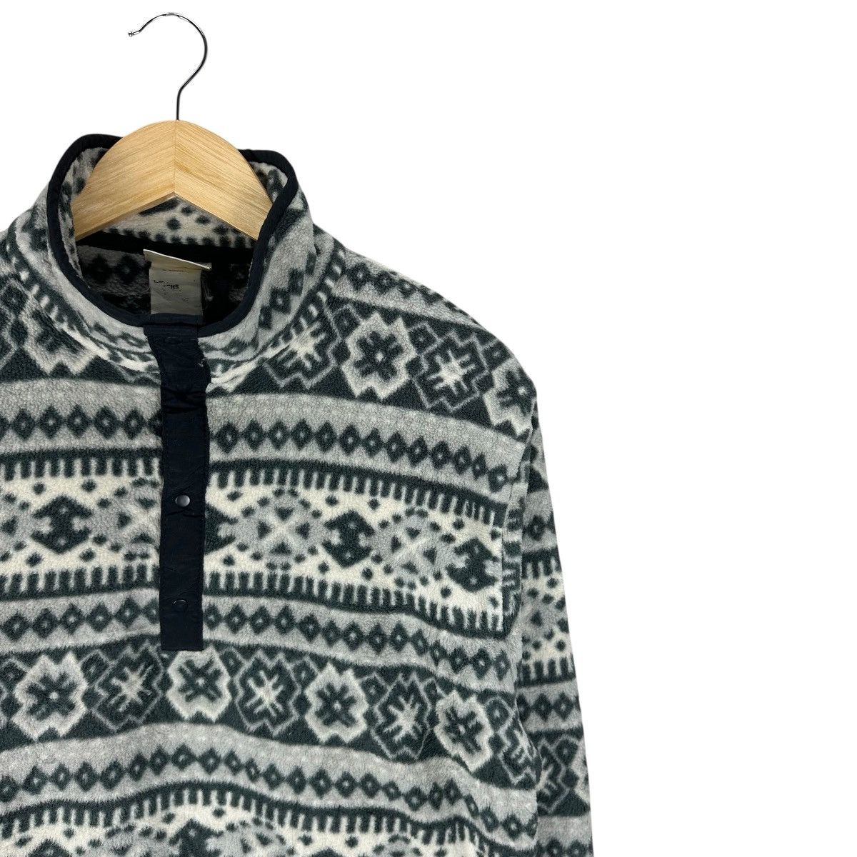 L.L. Bean VINTAGE 90s LL BEAN SNAP BUTTON ART FLEECE Size US M / EU 48-50 / 2 - 4 Thumbnail