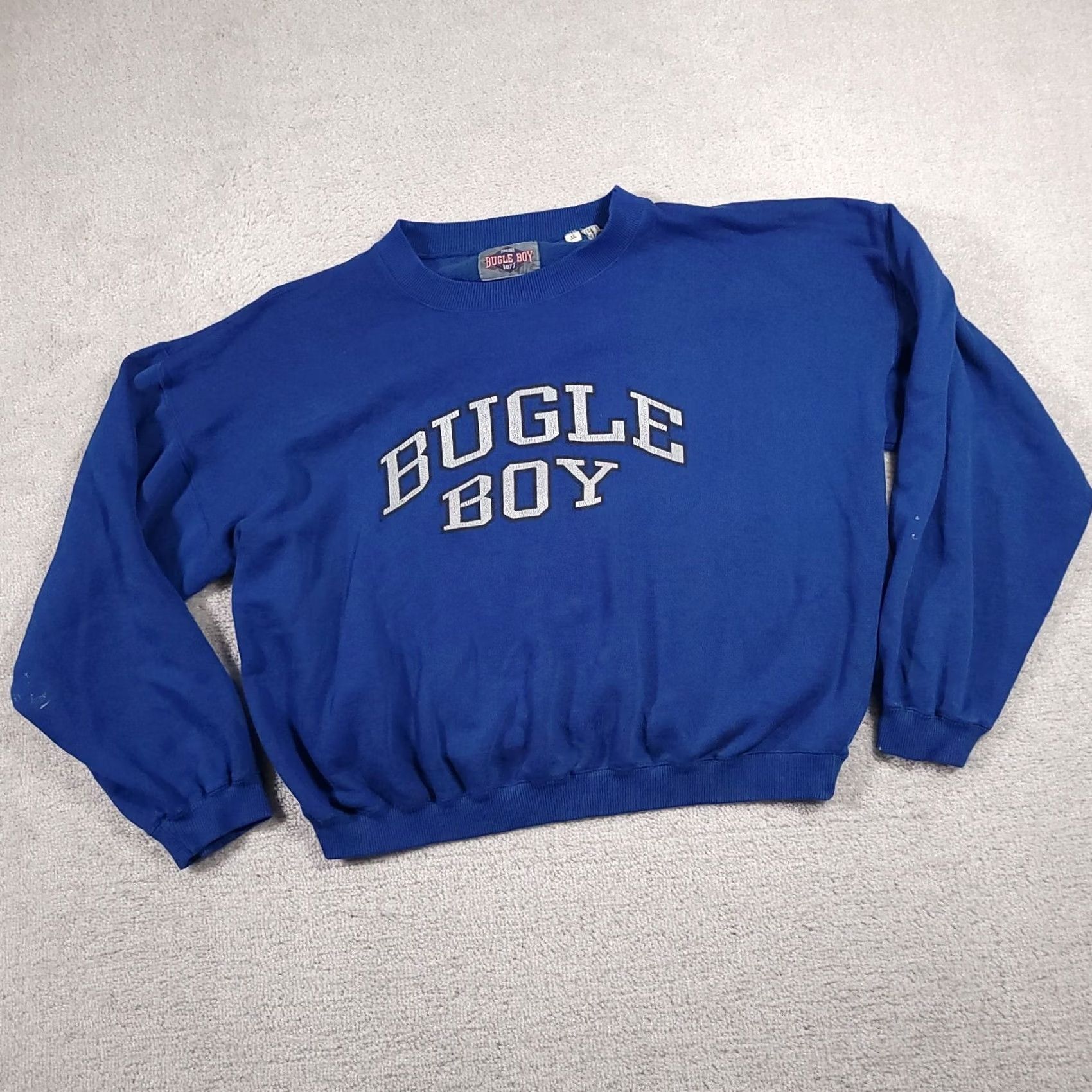 Bugle Boy VINTAGE Bugle Boy Crewneck Sweatshirt Men XL Graphic Spell Out Street Grunge Skater Sweatshirt Size US XL / EU 56 / 4 - 2 Thumbnail