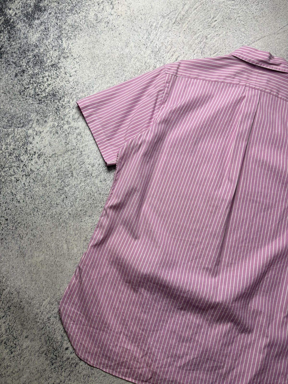 Polo Ralph Lauren Vintage RALPH LAUREN Striped Short Sleeved Shirt Rare Size US XL / EU 56 / 4 - 18 Thumbnail