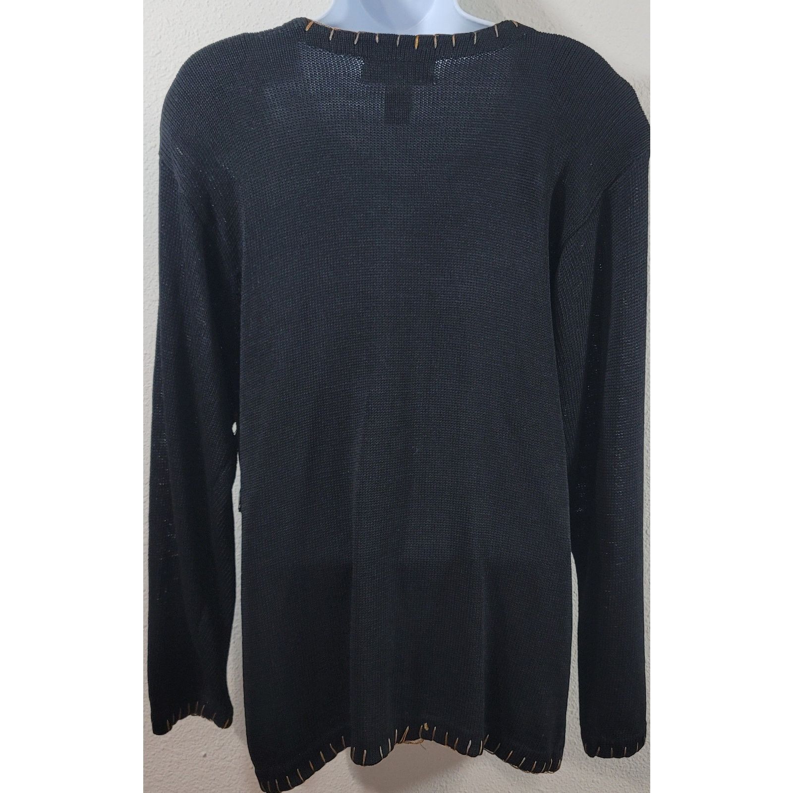 Other VTG Lisa International Black Gold Safari Animal Sweater M Size M / US 6-8 / IT 42-44 - 3 Thumbnail