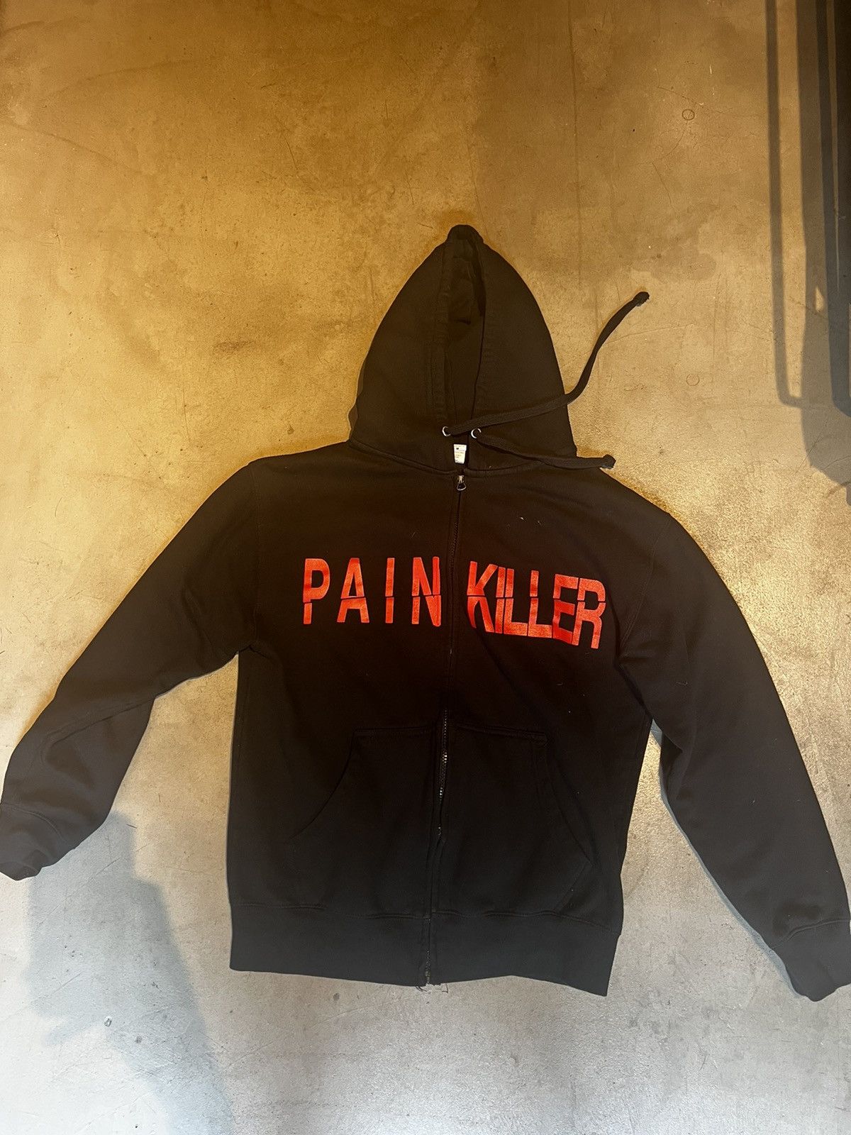 image of Joy Divizn Painkiller Zip Up Very in Black, Men's (Size Medium)