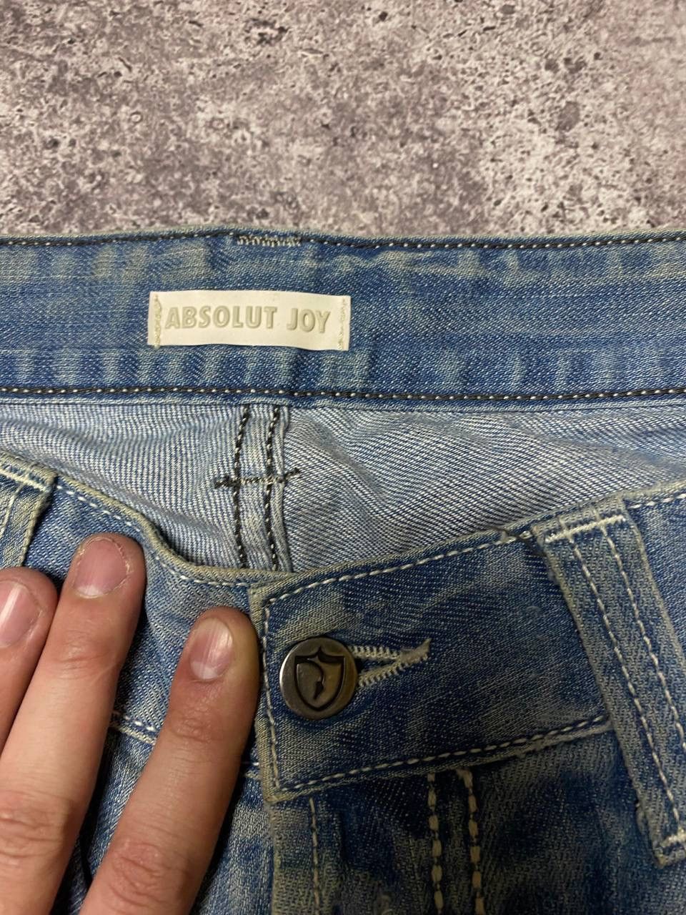 Absolut Joy × Vintage Absolut Joy Einstein Denim Jeans Junya Watanabe Style Pants Size US 34 / EU 50 - 8 Thumbnail