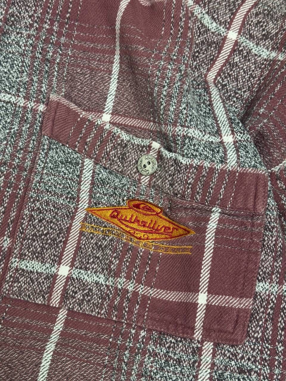 Quicksilver Vintage Quicksilver distressed bleached flannel shirt Size US XL / EU 56 / 4 - 2 Thumbnail