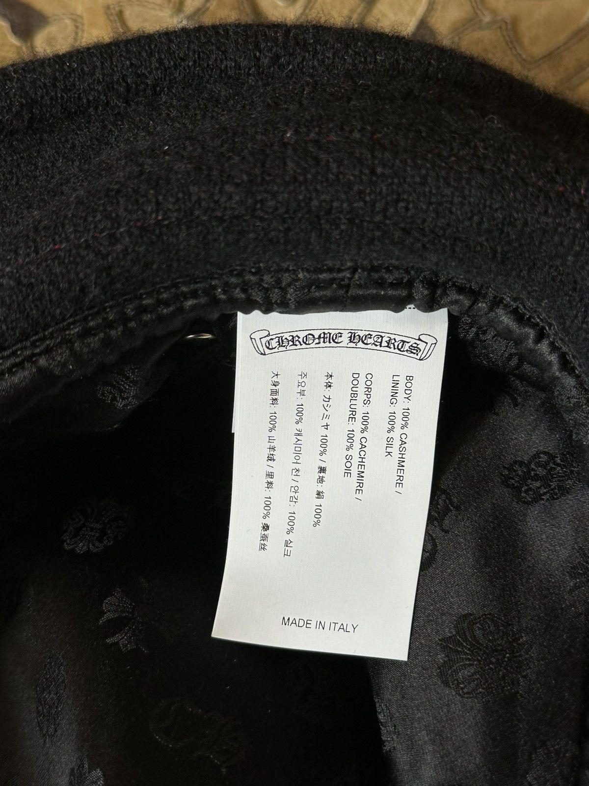 Chrome Hearts CHROME HEARTS CASHMERE CH BUCKET HAT Size ONE SIZE - 5 Thumbnail