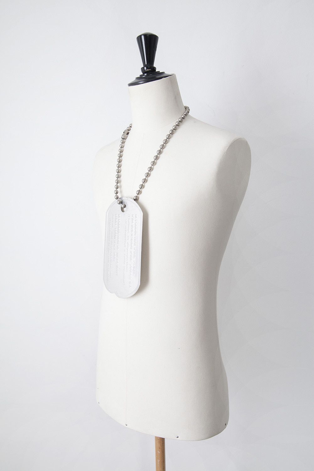 Maison Margiela SS99 oversized dog tag Size ONE SIZE - 5 Thumbnail