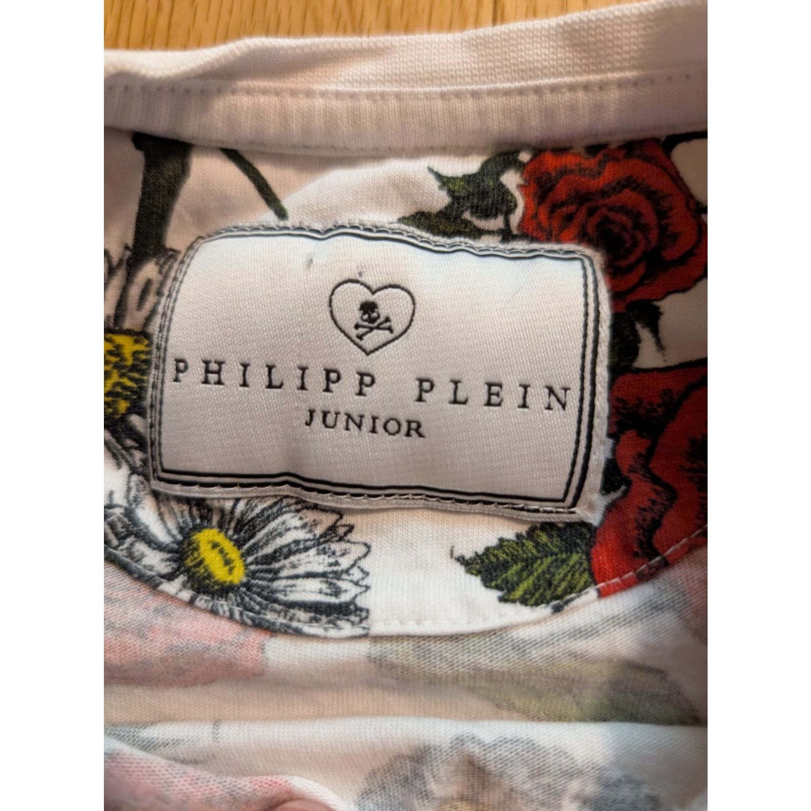 Philipp Plein Philipp Plein Junior Blood Sisters Shirt Rhinestone Cherries Roses Y2K Style S Size US XS / EU 42 / 0 - 6 Thumbnail