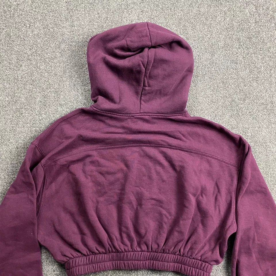 Zara Zara Hoodie Women's Large Crop Pullover Casual Cotton L Size L / US 10 / IT 46 - 5 Thumbnail