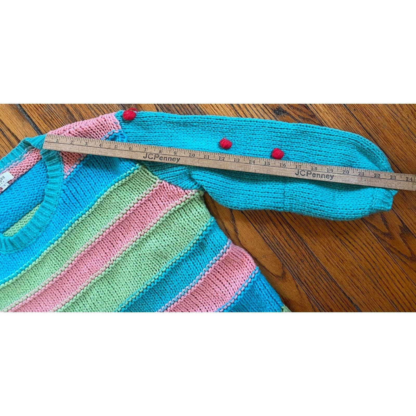 Other Umgee USA Cable Knit Fun Sweater Women’s Small Pom Poms Size S / US 4 / IT 40 - 8 Thumbnail