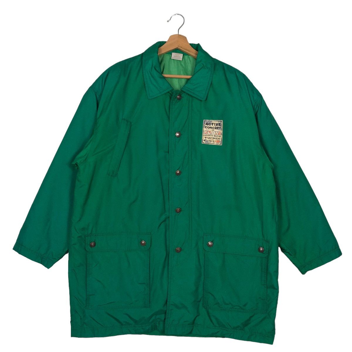 Adidas × Vintage 🔥90’s Vintage Active Concept by Adidas Light Puffer Jacket Size US M / EU 48-50 / 2 - 1 Thumbnail