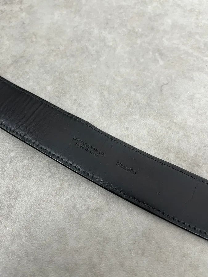 Bottega Veneta Bottega Veneta Woven Black Leather Belt Size ONE SIZE - 8 Thumbnail