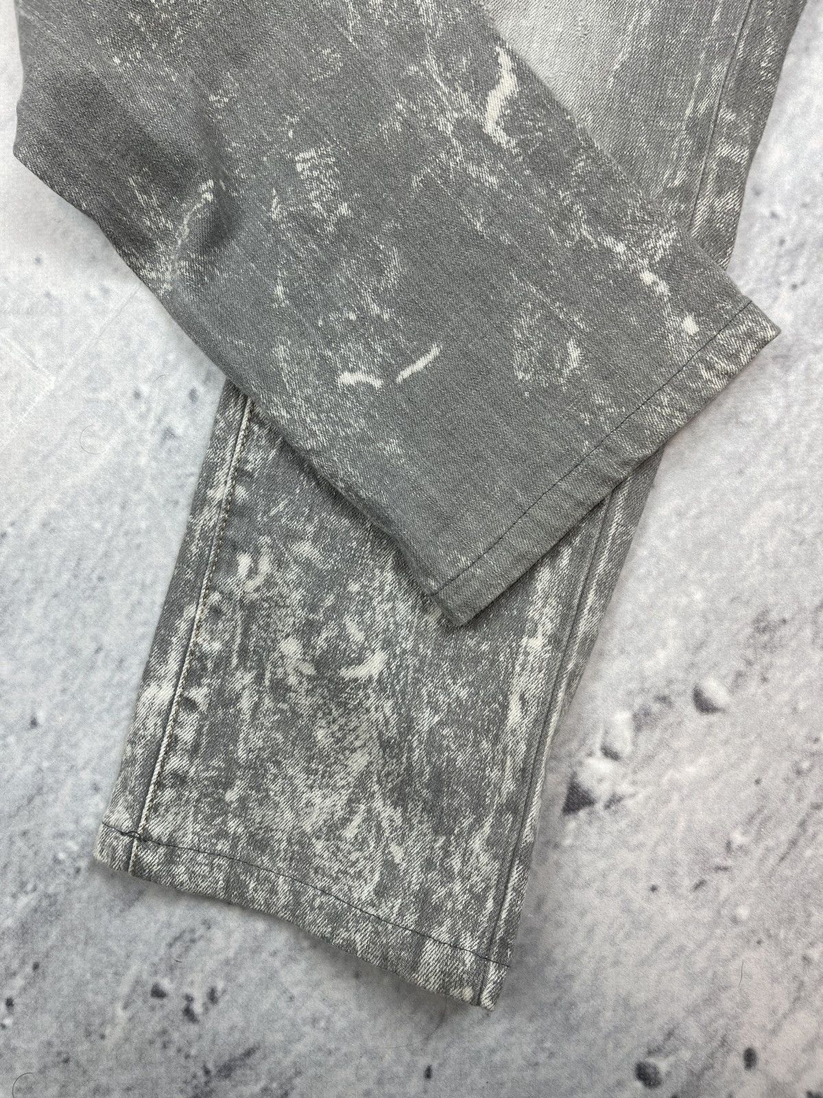 Hysteric Glamour × Just Cavalli Avant Garde Just Cavalli jeans gray pants Y2K Size 28" / US 6 / IT 42 - 9 Thumbnail