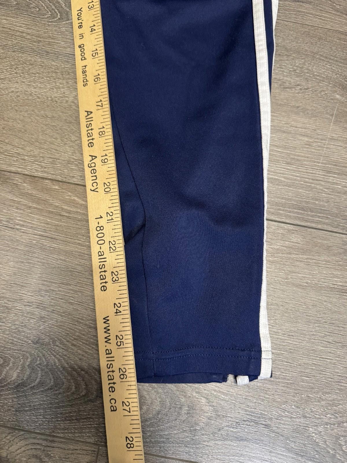Adidas Adidas Track Pants Mens Large Navy Blue 3 Stripe Jogger Size US 32 / EU 48 - 7 Thumbnail