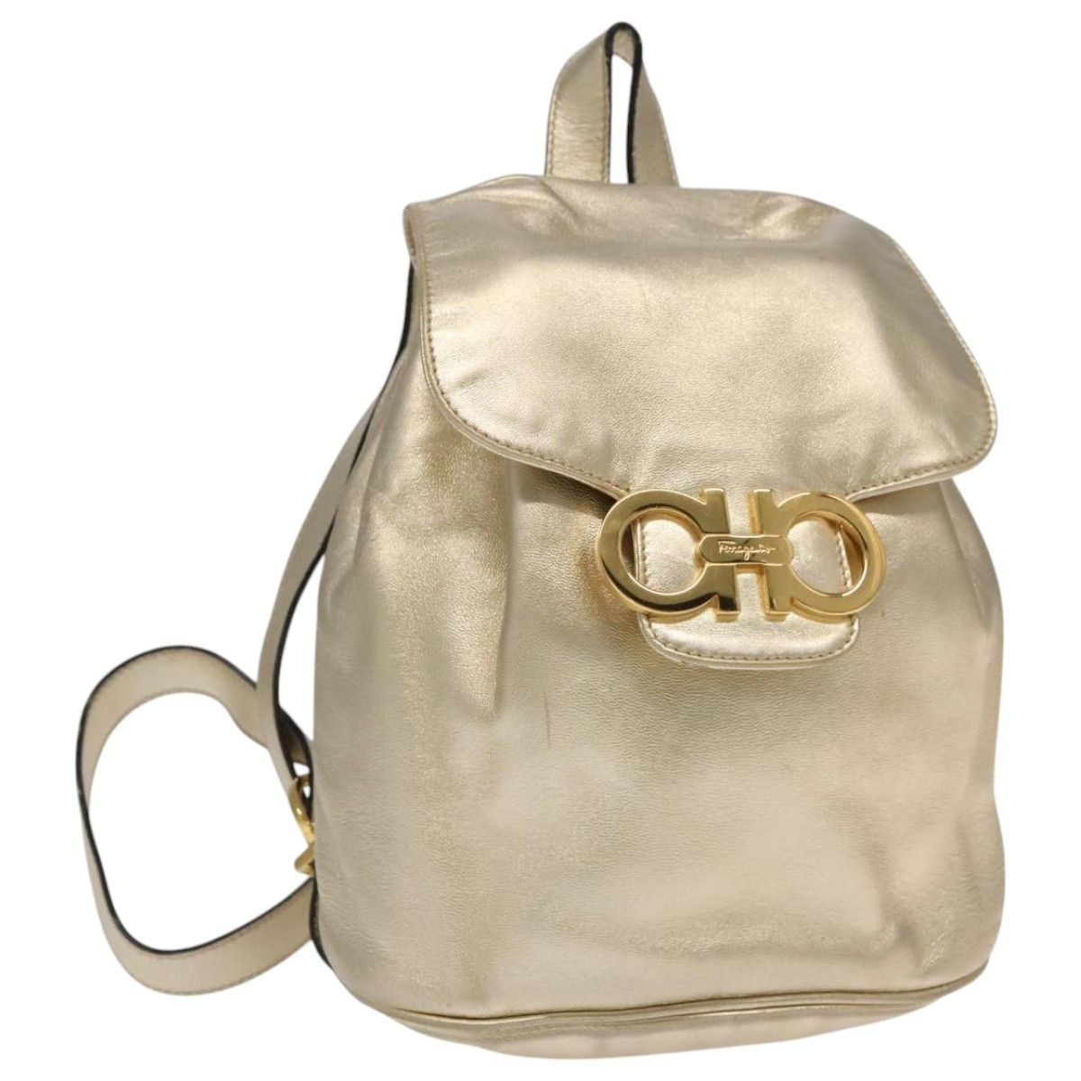 Salvatore Ferragamo Salvatore Ferragamo Gancini Backpack Leather Size ONE SIZE - 1 Thumbnail