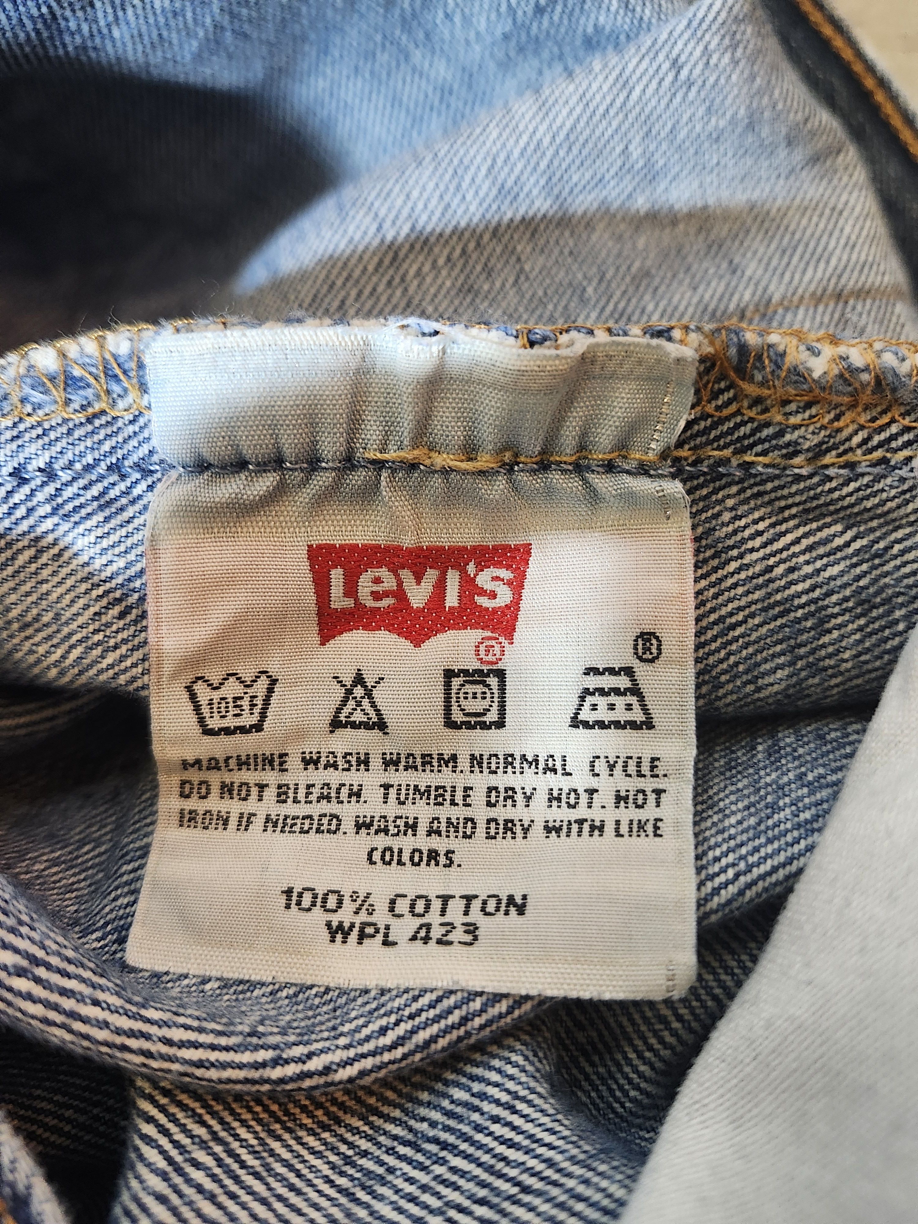 Levi's Vintage Clothing Levis 501 Jeans-Faded/Distressed Size US 34 / EU 50 - 5 Thumbnail