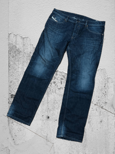 Diesel Crazy Crash Dirty Baggy Faded Jean Japan Avant Garde Style Size US 36 / EU 52 - 1 Thumbnail