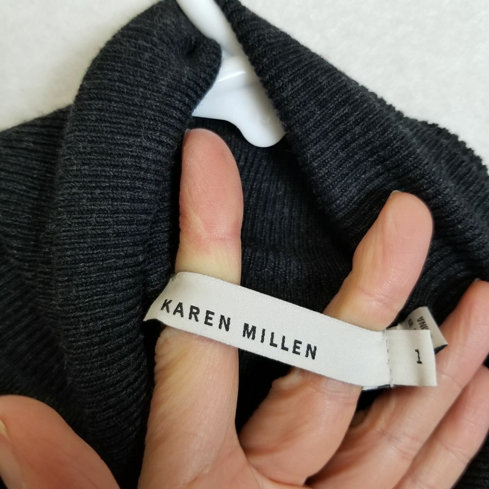 Karen Millen Karen Millen Womens Ribbed Turtleneck Sweater XS Whimsigoth Size XS / US 0-2 / IT 36-38 - 7 Thumbnail