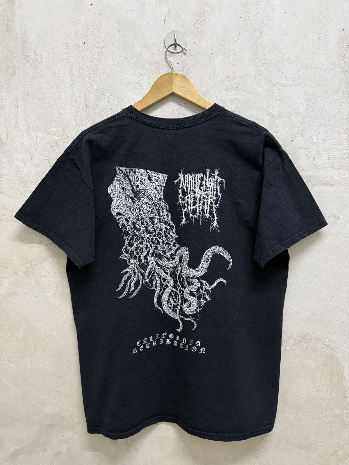 Band Tees Distressed Malignant Altar Death Metal Band Shirt Size US L / EU 52-54 / 3 - 3 Thumbnail