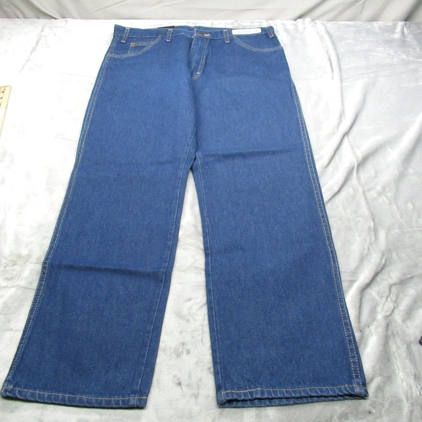 Dickies Dickies Jeans Men 36x30 Blue Denim Regular Fit Straight Leg Wide Leg Jeans Size US 36 / EU 52 - 2 Thumbnail
