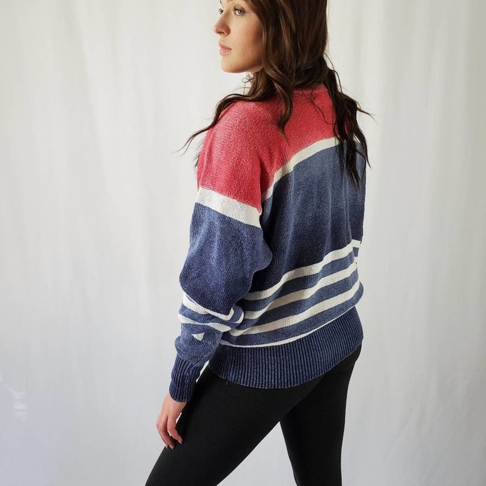 Ralph Lauren Ralph Lauren Oversized Chunky Striped Sweater - XL Size XL / US 12-14 / IT 48-50 - 8 Thumbnail