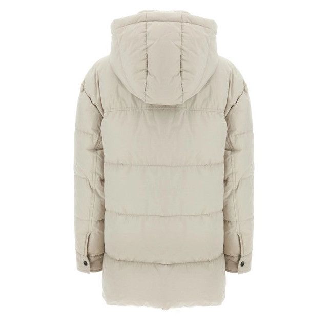 Brunello Cucinelli BRUNELLO CUCINELLI Dove Gray Down Jacket New & Authentic (Wo Size S / US 4 / IT 40 - 2 Thumbnail