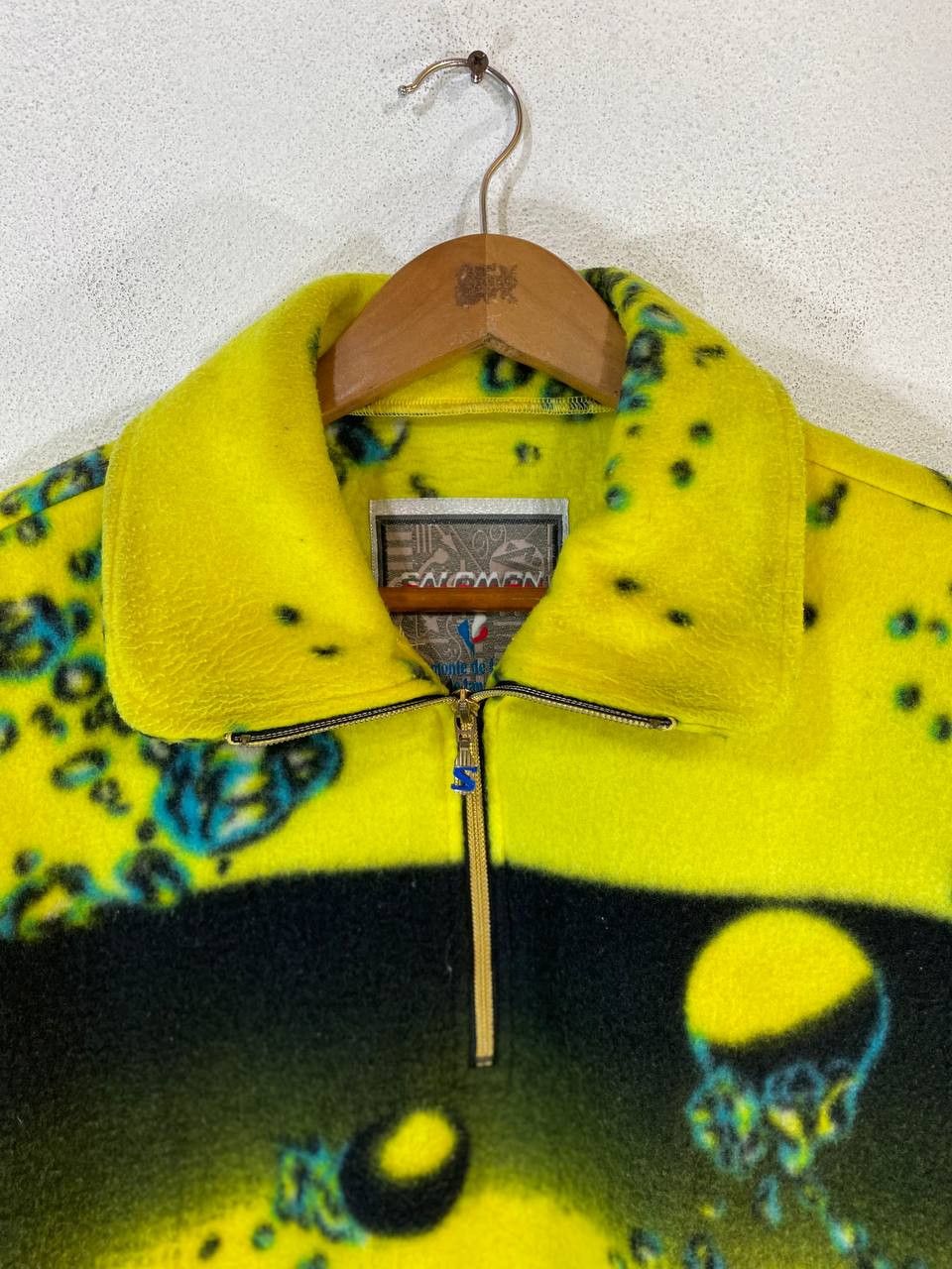 If Six Was Nine vintage salomon half zipper wool jacket very nice design Size US M / EU 48-50 / 2 - 2 Thumbnail