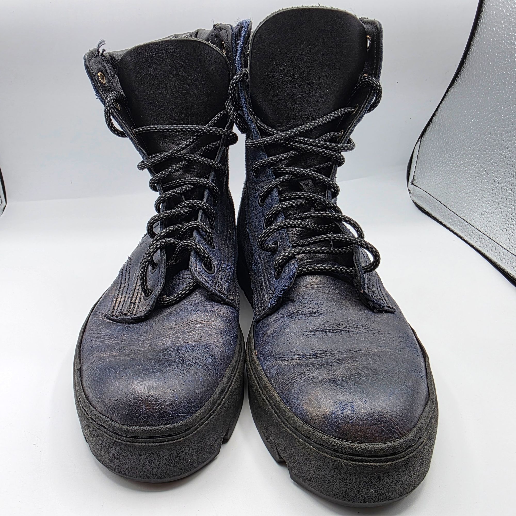 Wolverine Wolverine 1000 Mile Mens Size 8 Blue Leather Lace Up Boots C Size US 8 / EU 41 - 13 Thumbnail
