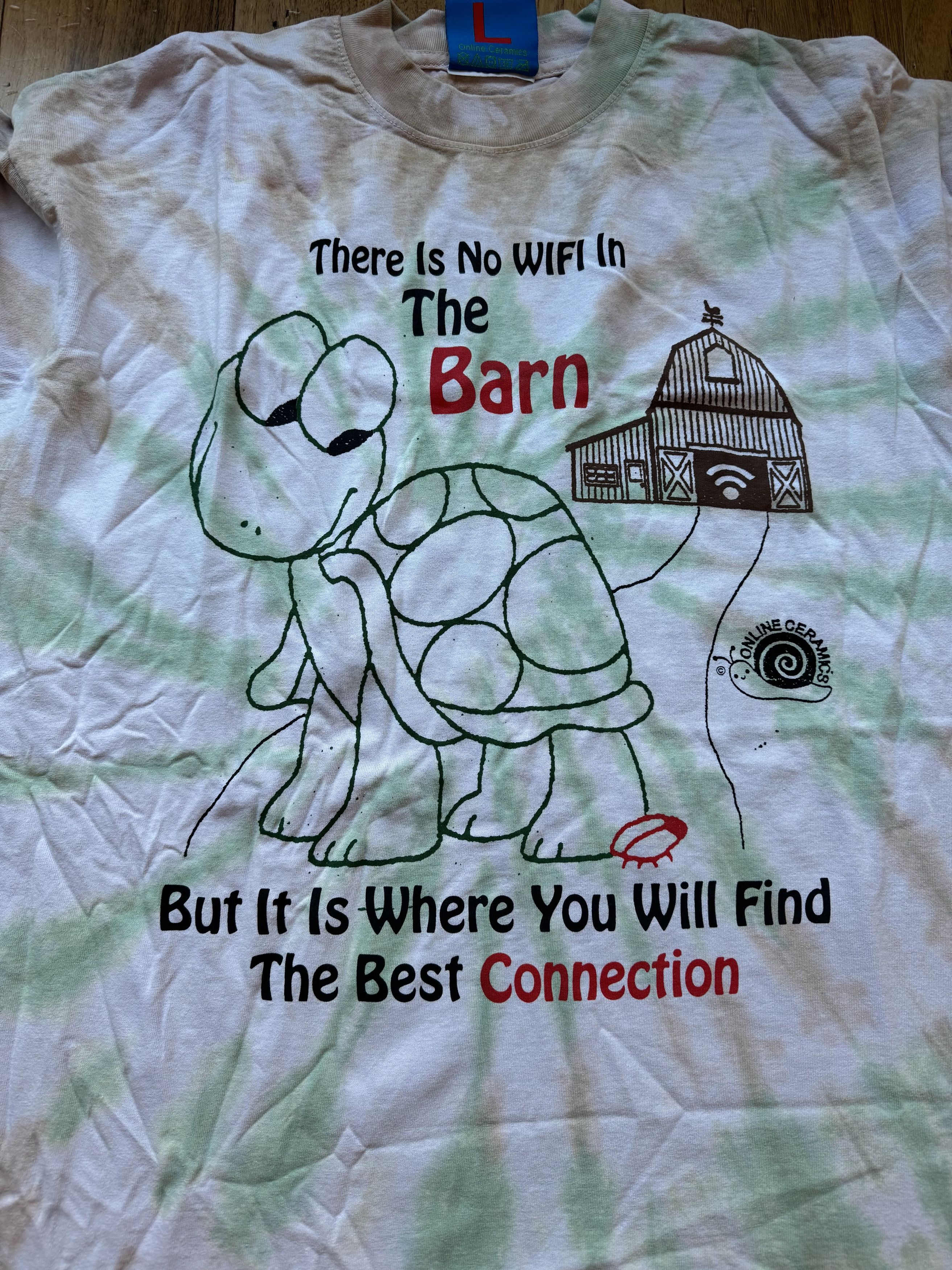 Online Ceramics Online Ceramics There's No Wifi In The Barn Size US L / EU 52-54 / 3 - 2 Thumbnail