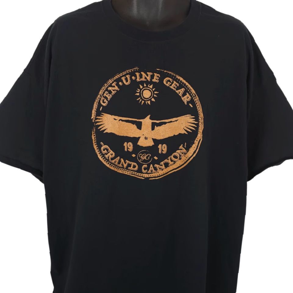 Gildan Gildan Grand Canyon T Shirt Mens 3XL Black National Park Hiking Nature Tee Mens Black 3XL T Shirt National Park Hiking Nature Gildan Mens Size US XXL / EU 58 / 5 - 2 Thumbnail
