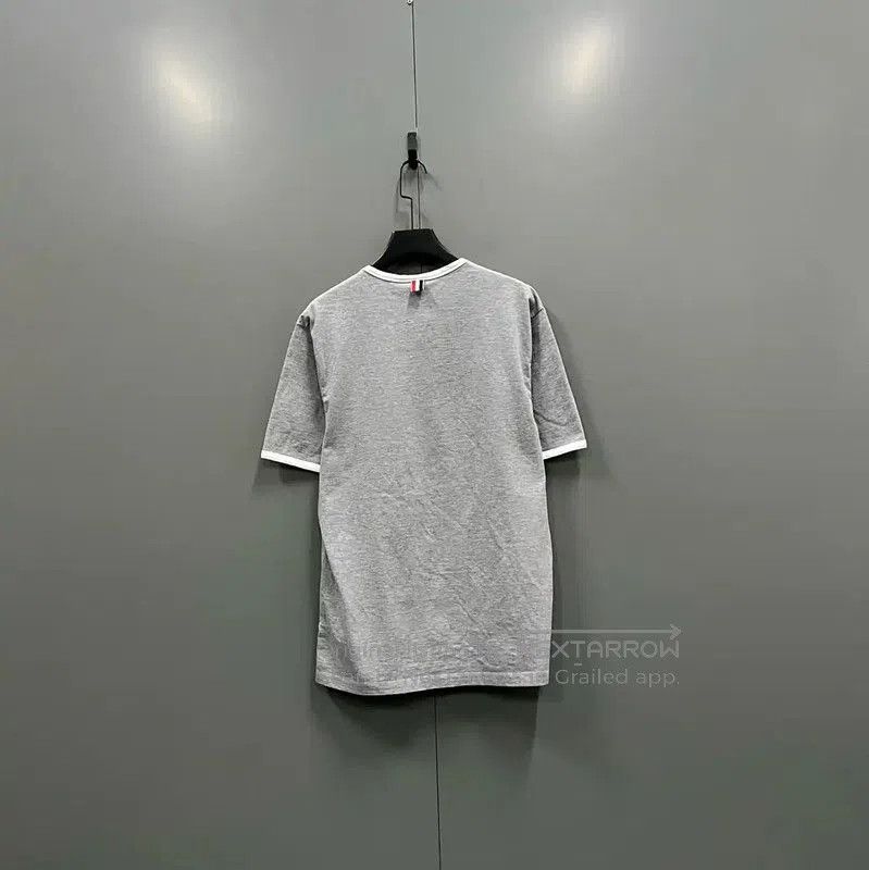 Other Thom Browne Gray Short Sleeve Cotton T-Shirt . Size US M / EU 48-50 / 2 - 3 Thumbnail