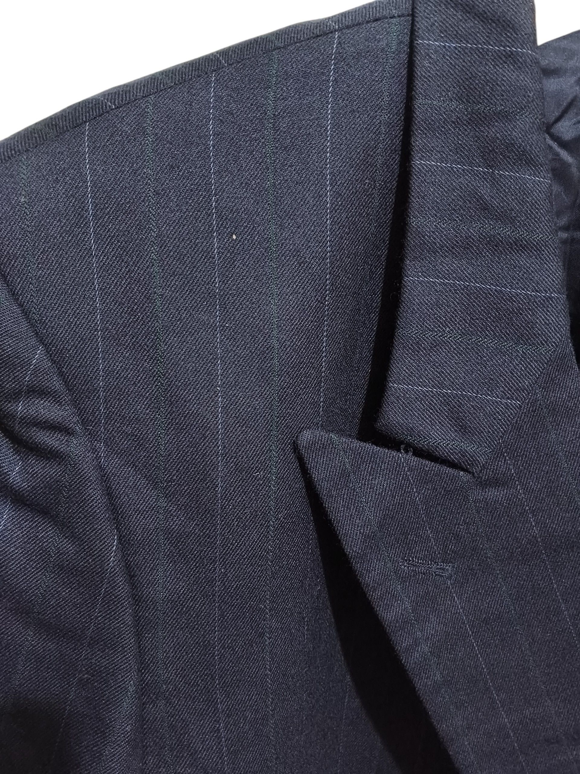 Yves Saint Laurent Vintage YSL Power Tailoring Double Breasted Pinstripe Size 50S - 7 Thumbnail
