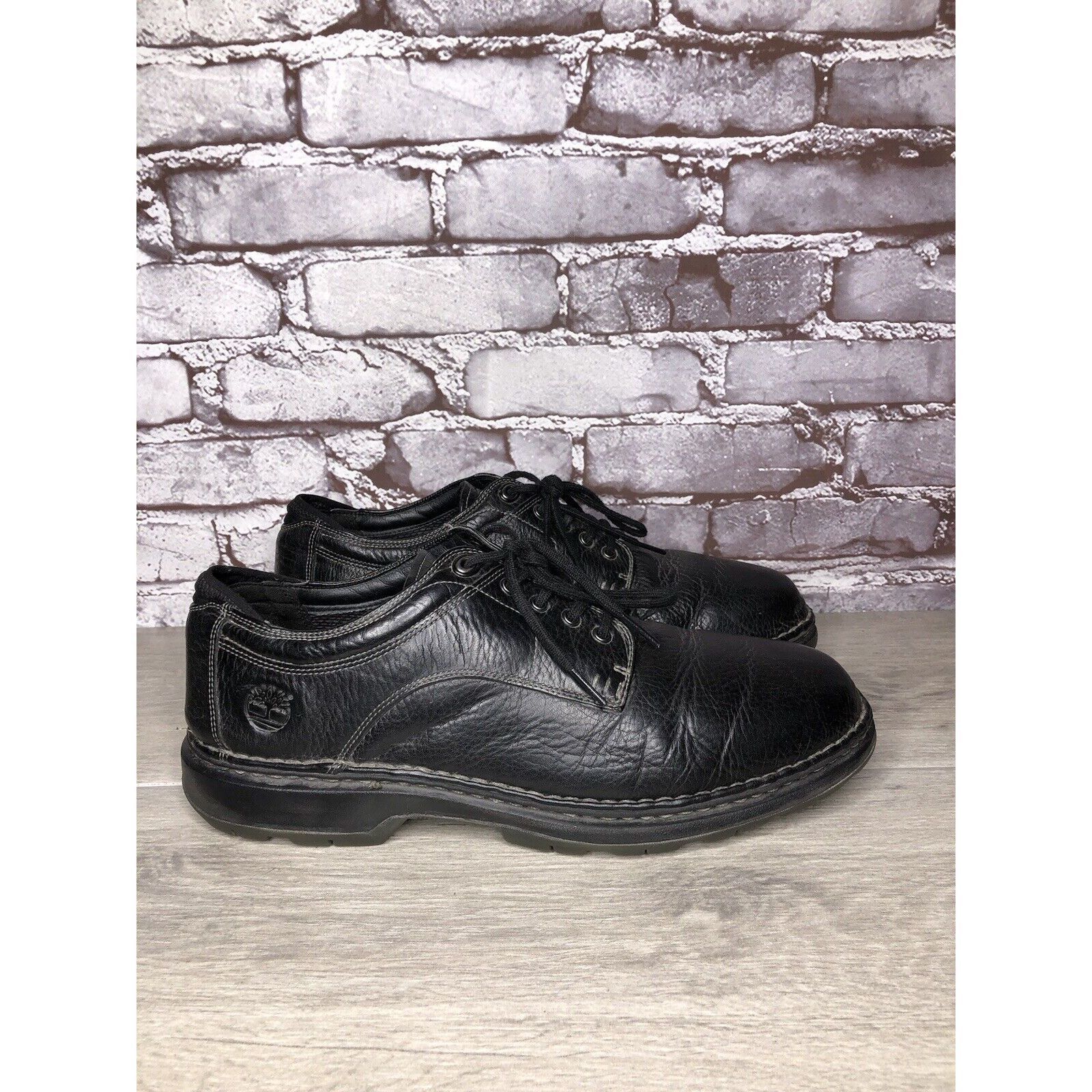 Timberland Timberland Black Leather BSFP Support Casual Oxfords Shoes M Size US 12 / EU 45 - 16 Thumbnail