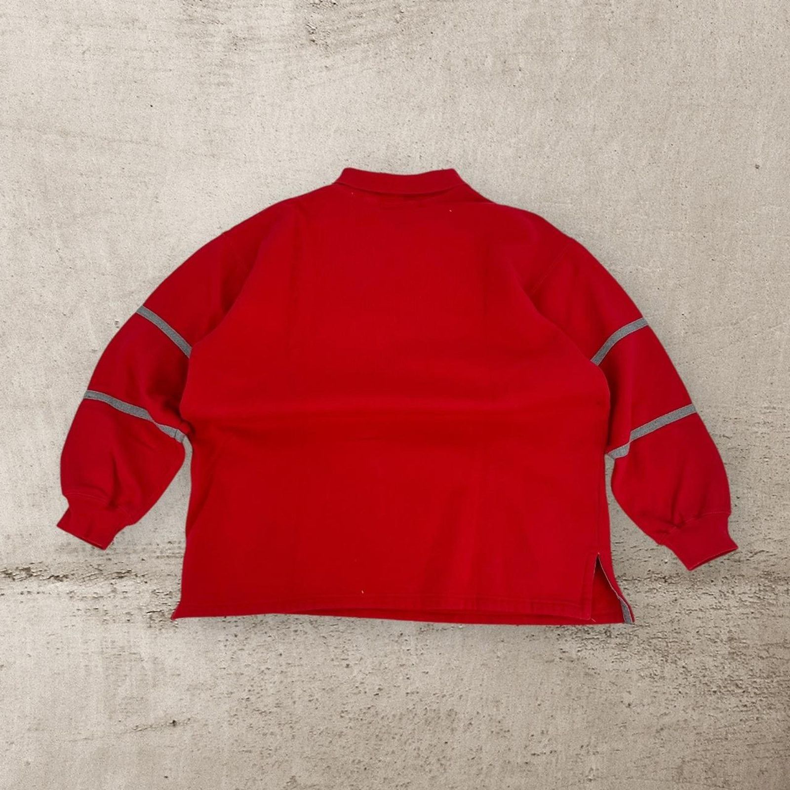 Vintage Vintage baggy striped rugby style sweatshirt Size US M / EU 48-50 / 2 - 2 Thumbnail