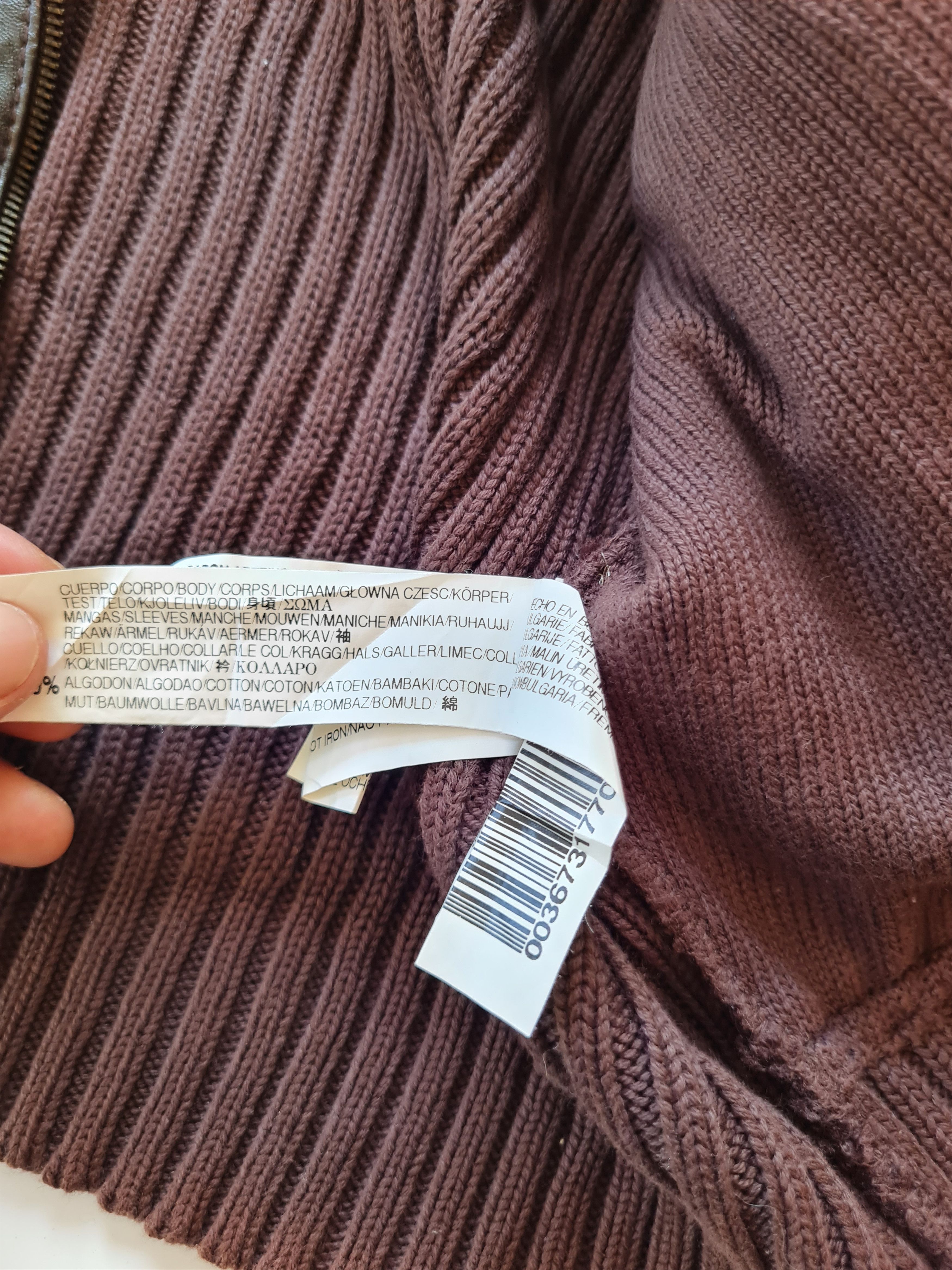 Vintage × Zara ✅️Vtg Y2k Zara Man Leather Jacket Sweater Size US M / EU 48-50 / 2 - 9 Thumbnail