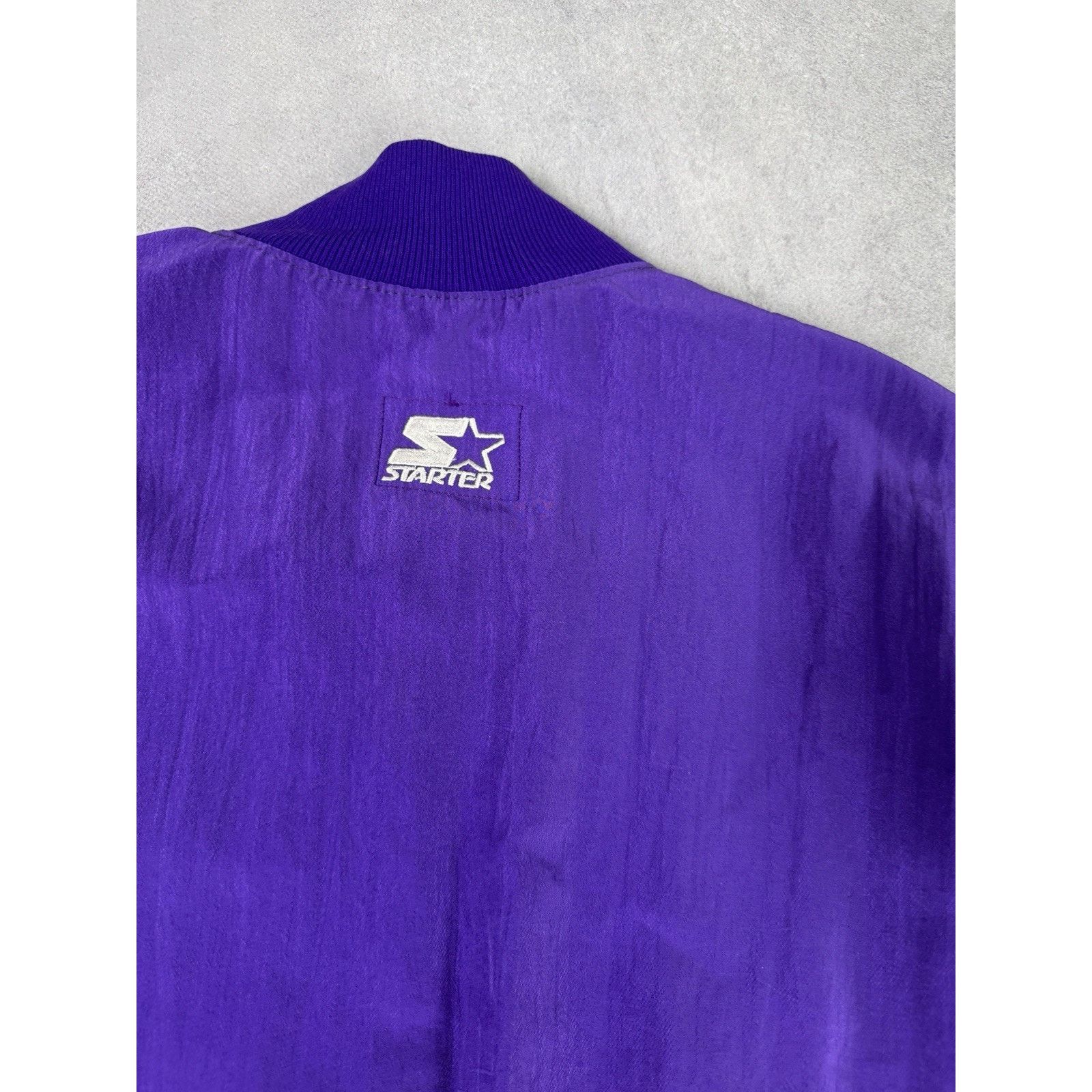 Starter Vintage Purple Camel Starter Jacket Size L Made In USA Size US L / EU 52-54 / 3 - 15 Thumbnail