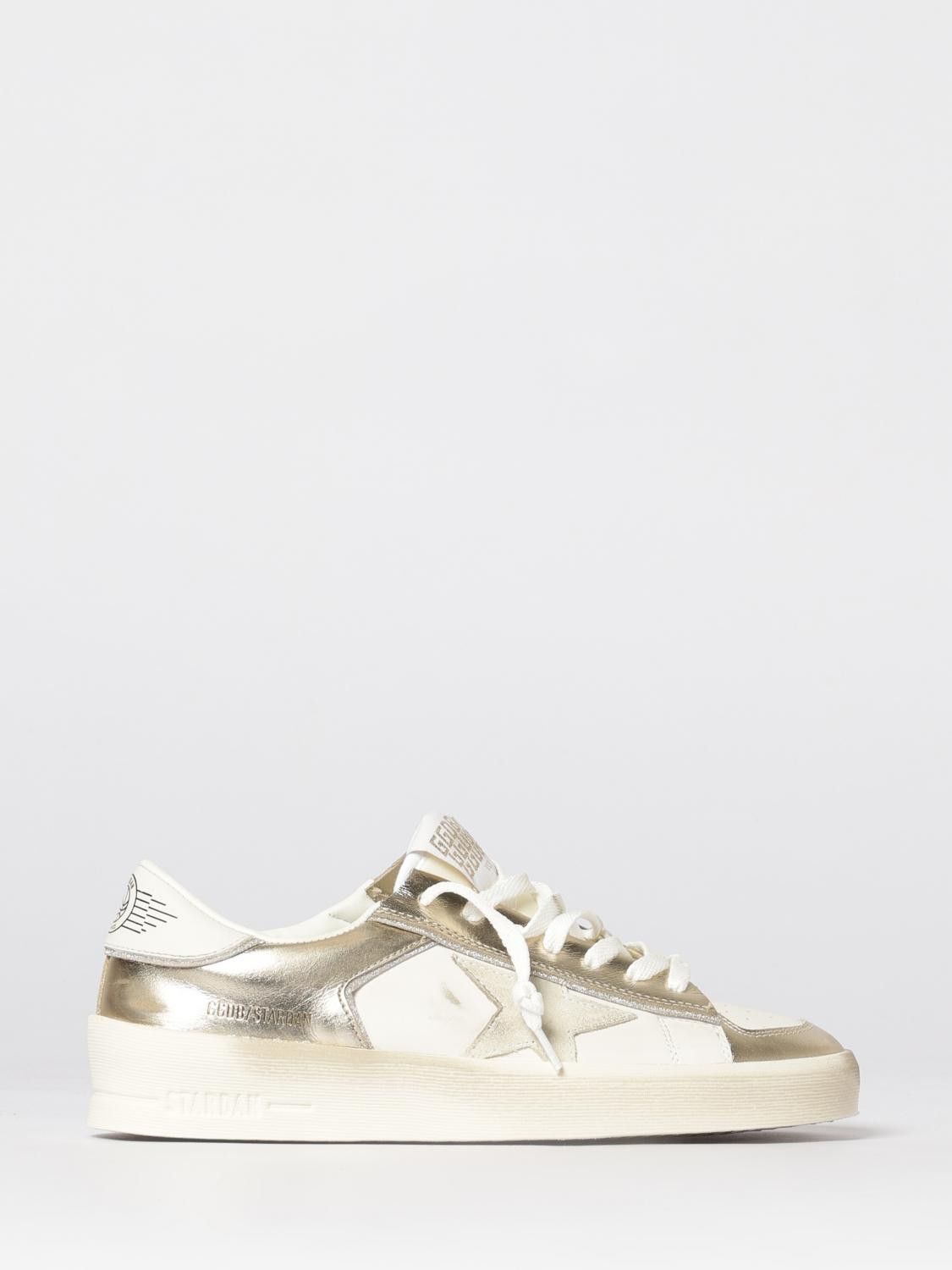 Golden Goose Golden Goose Sneakers Woman Gold Size US 7 / IT 37 - 1 Thumbnail