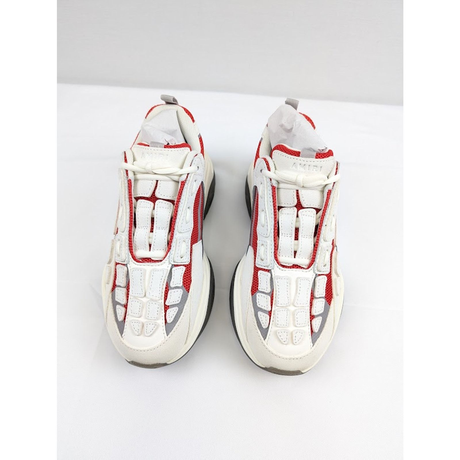 Amiri o1rshd1 Bone Runners in Red/White Size US 12 / EU 45 - 17 Thumbnail