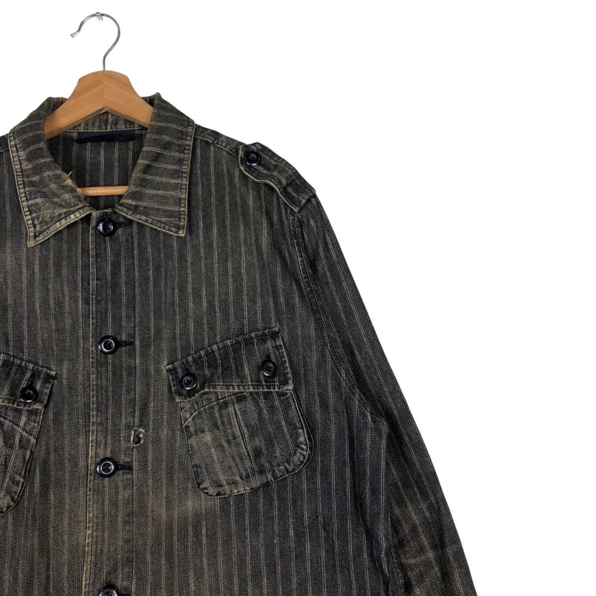 Japanese Brand 🔥Vintage Hickory Chore Jacket Airwalk Hybrid Issey Miyake Size US L / EU 52-54 / 3 - 6 Thumbnail