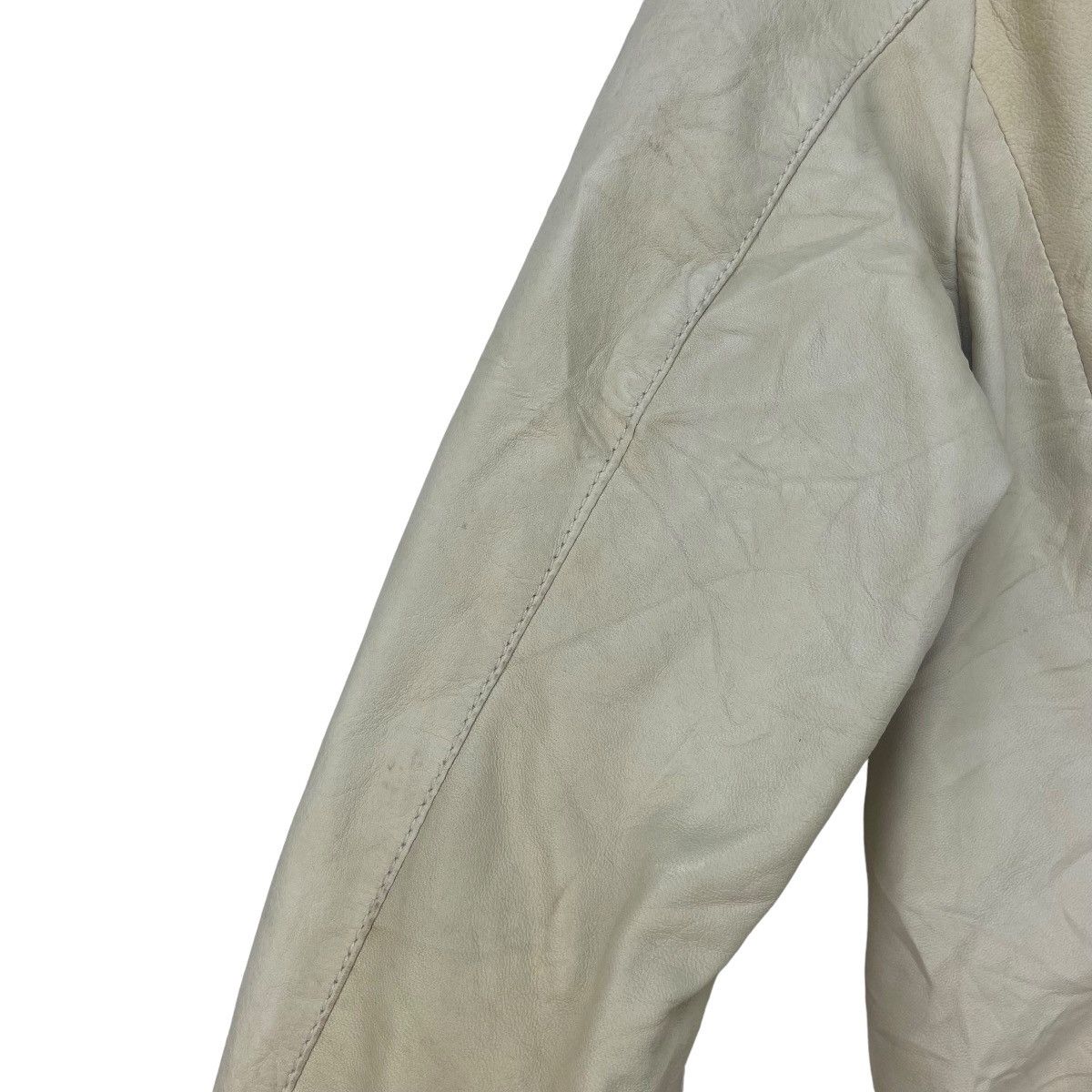 Bray Steve Alan Made in Italy Bray Steve Alan Biker Leather Jacket Size US S / EU 44-46 / 1 - 16 Thumbnail