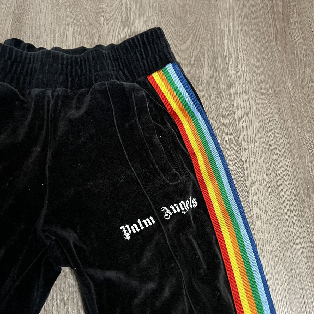 Palm Angels Palm Angels Rainbow Track Pants Black Size US 26 / EU 42 - 4 Thumbnail
