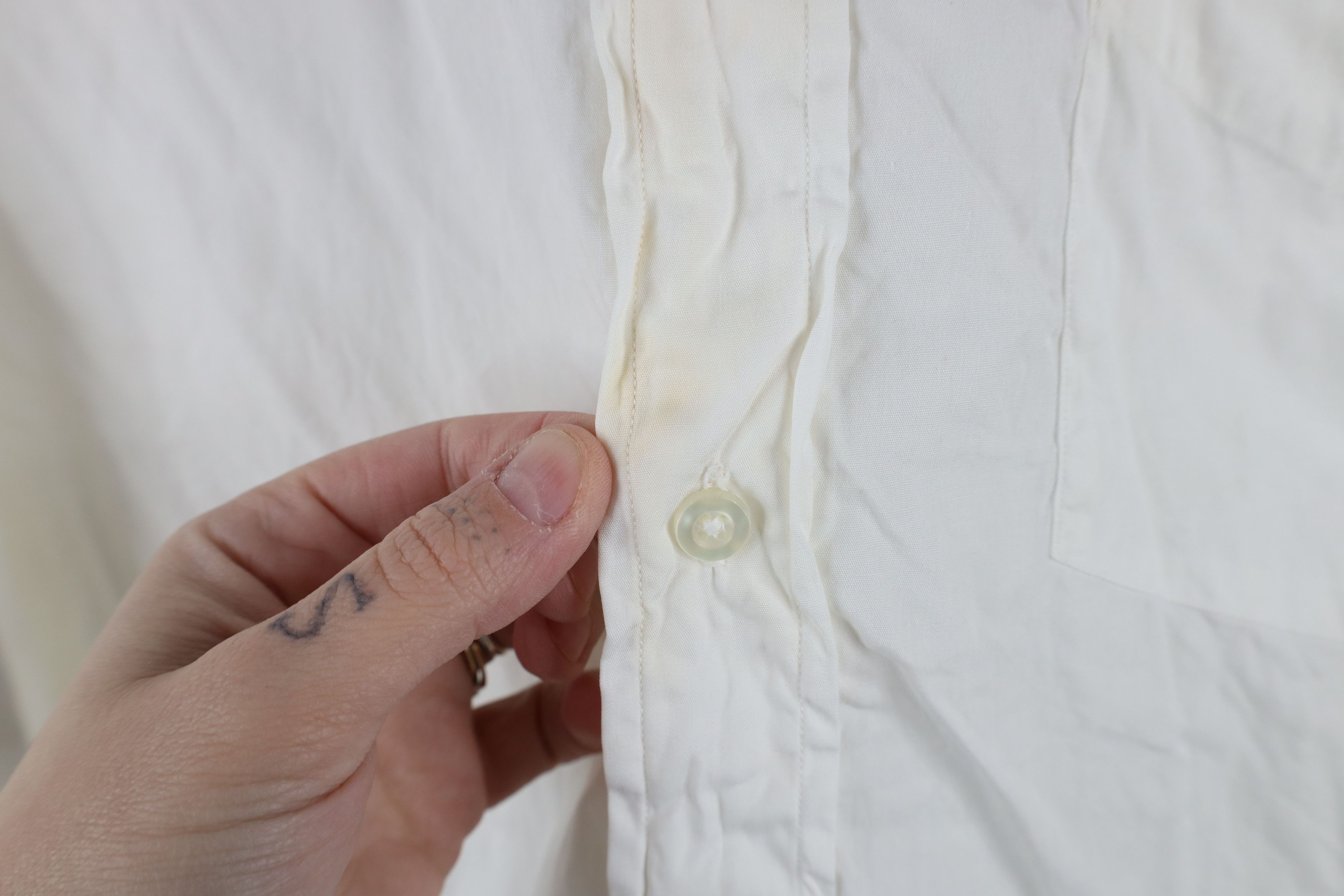 Vintage Vintage 50s 60s Streetwear Cotton Button Shirt White USA Size US M / EU 48-50 / 2 - 6 Thumbnail