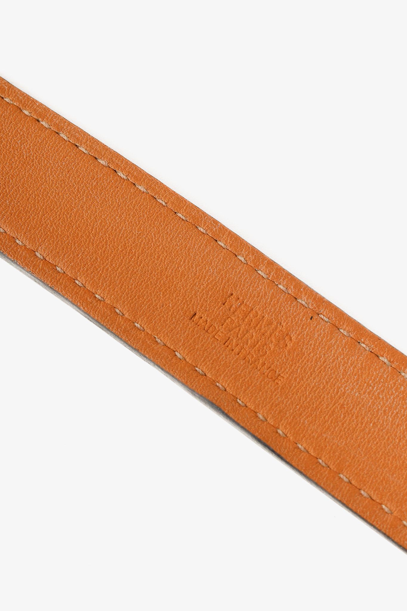 Hermes Hermes Etriviere Double Jour Wrap Leather Buckle Bracelet Size ONE SIZE - 6 Thumbnail