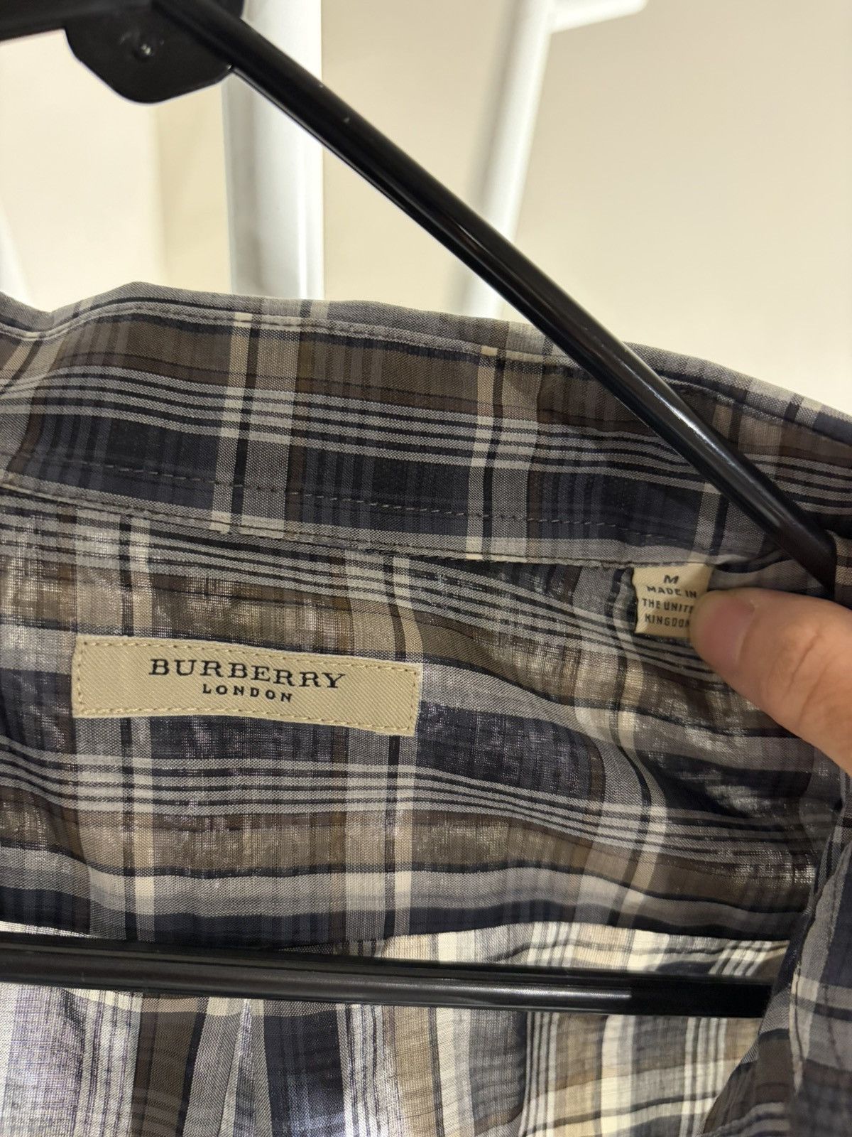 Burberry Burberry Button Up Shirt Size US M / EU 48-50 / 2 - 2 Thumbnail