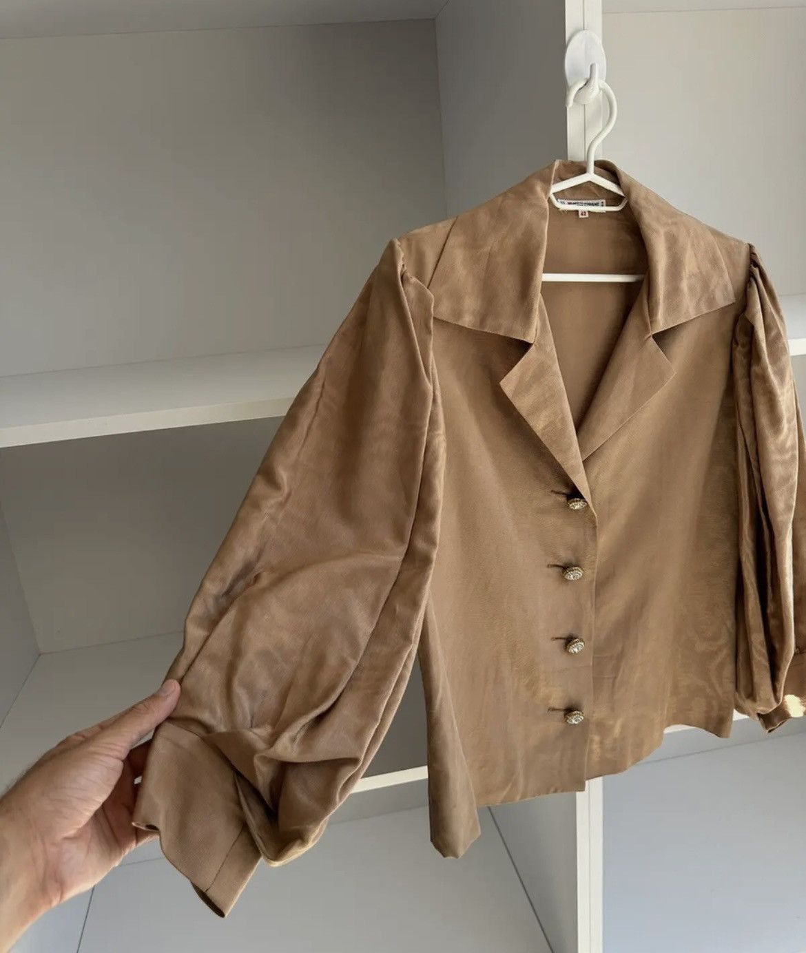 Yves Saint Laurent Vintage Saint Laurent Paris Rive Gauche Blazer 80s Jacket Size M / US 6-8 / IT 42-44 - 2 Thumbnail