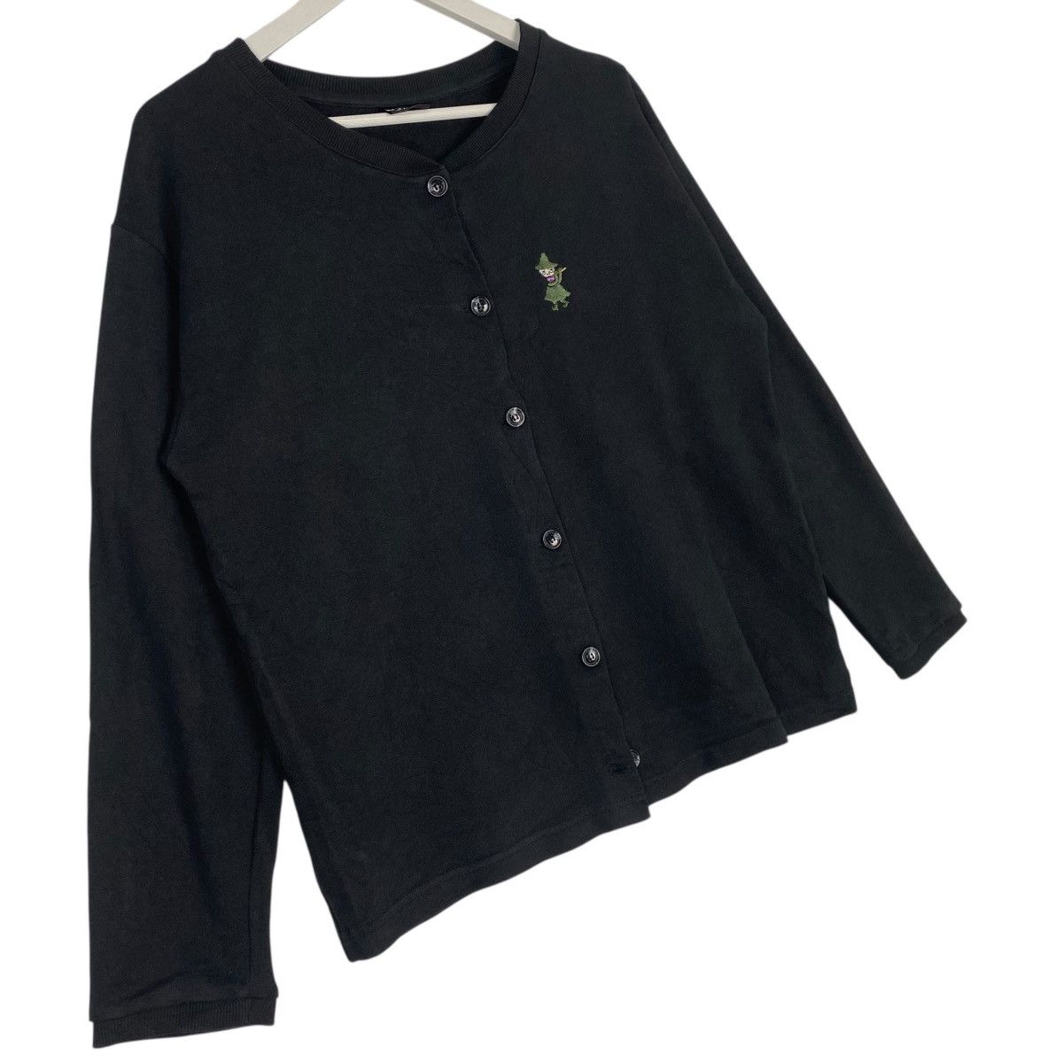 Other Vintage Moomin Full Button Black Baggy Style Pullover Size M Size M / US 6-8 / IT 42-44 - 3 Thumbnail