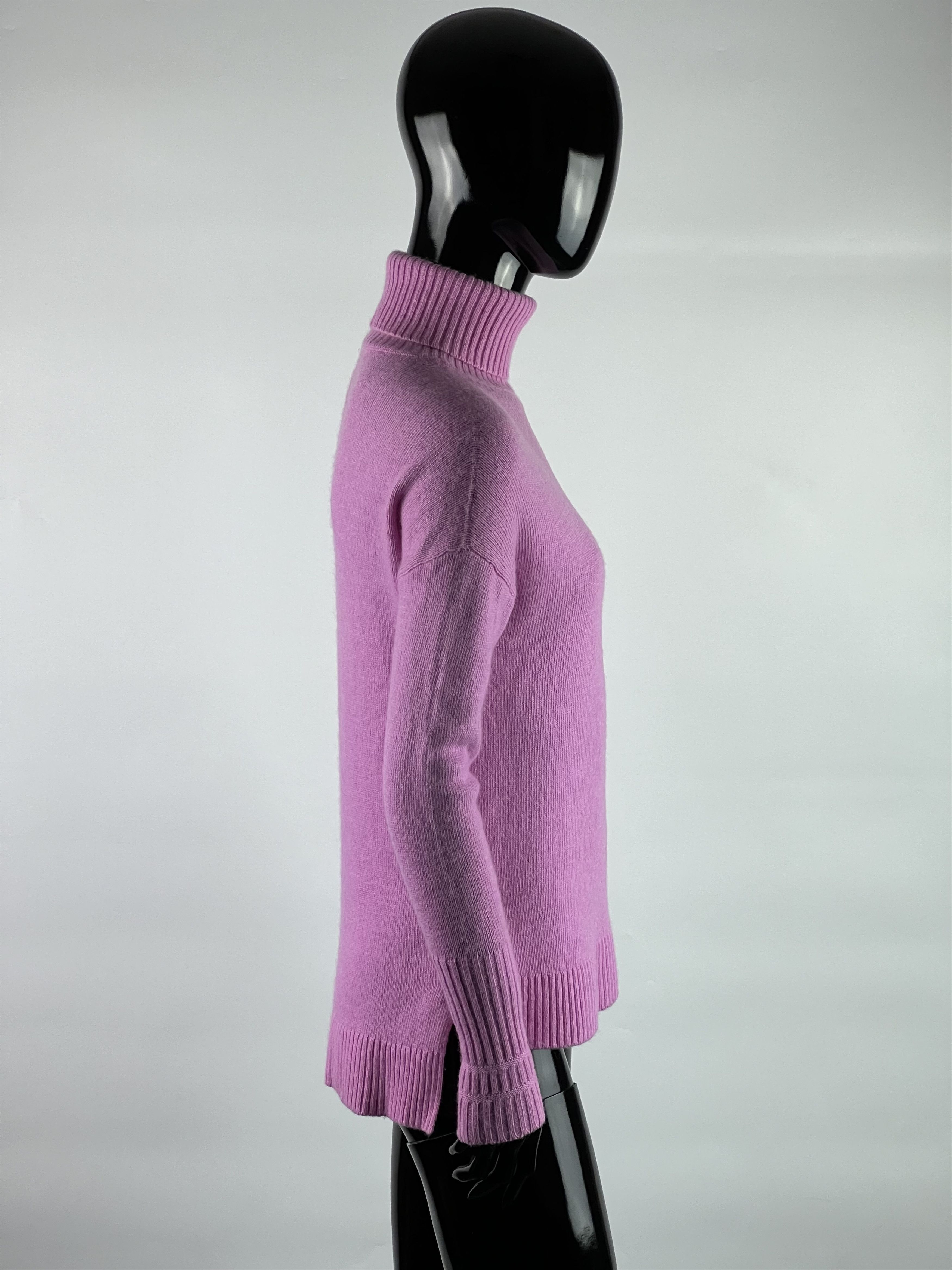J.Crew J.Crew Women's Pink Wool Turtleneck Sweater Size XS Size XS / US 0-2 / IT 36-38 - 2 Thumbnail