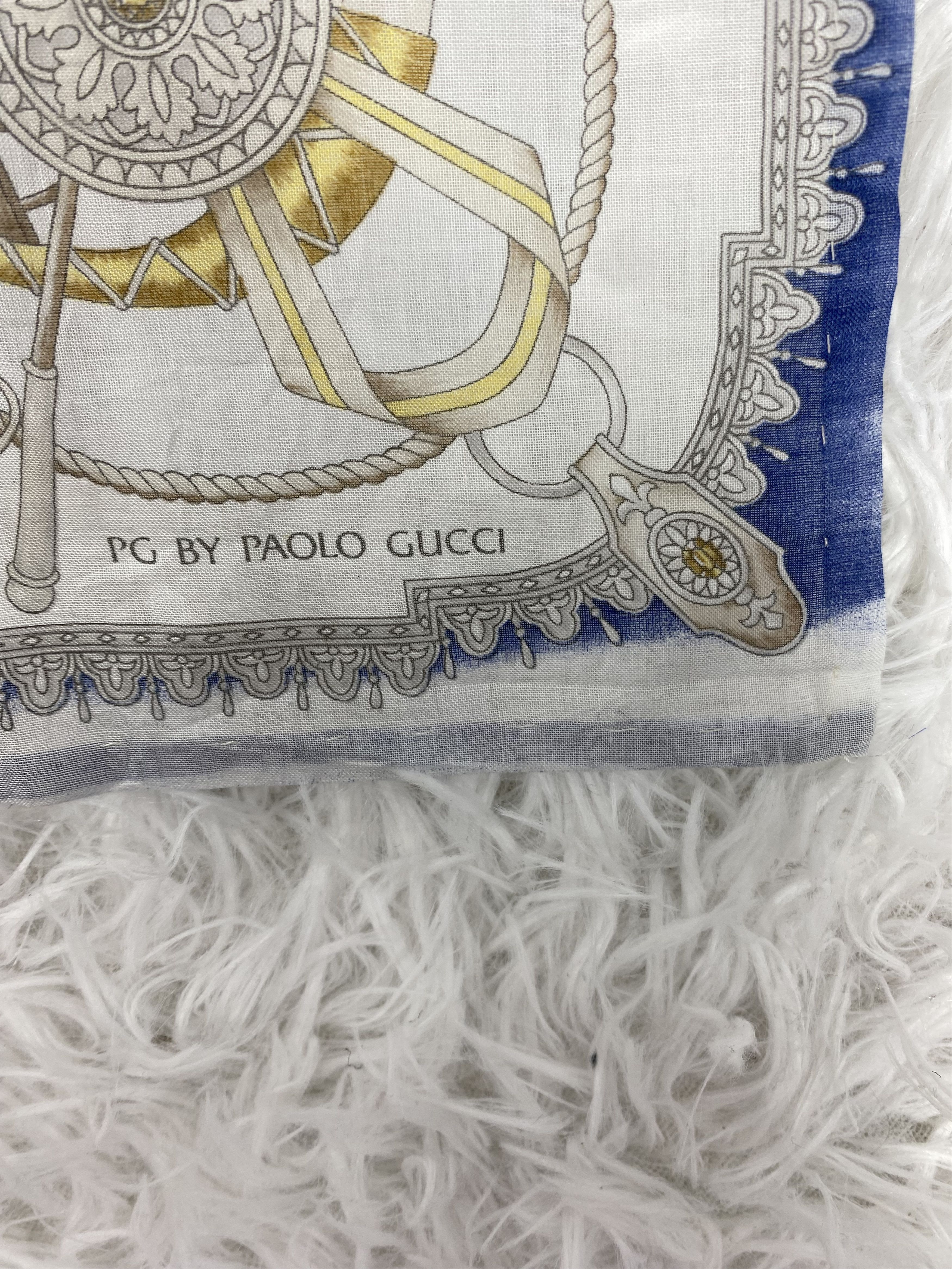 Paolo Gucci Vintage Paolo Gucci Handkerchief Neckerchief PH0305 Size ONE SIZE - 4 Thumbnail
