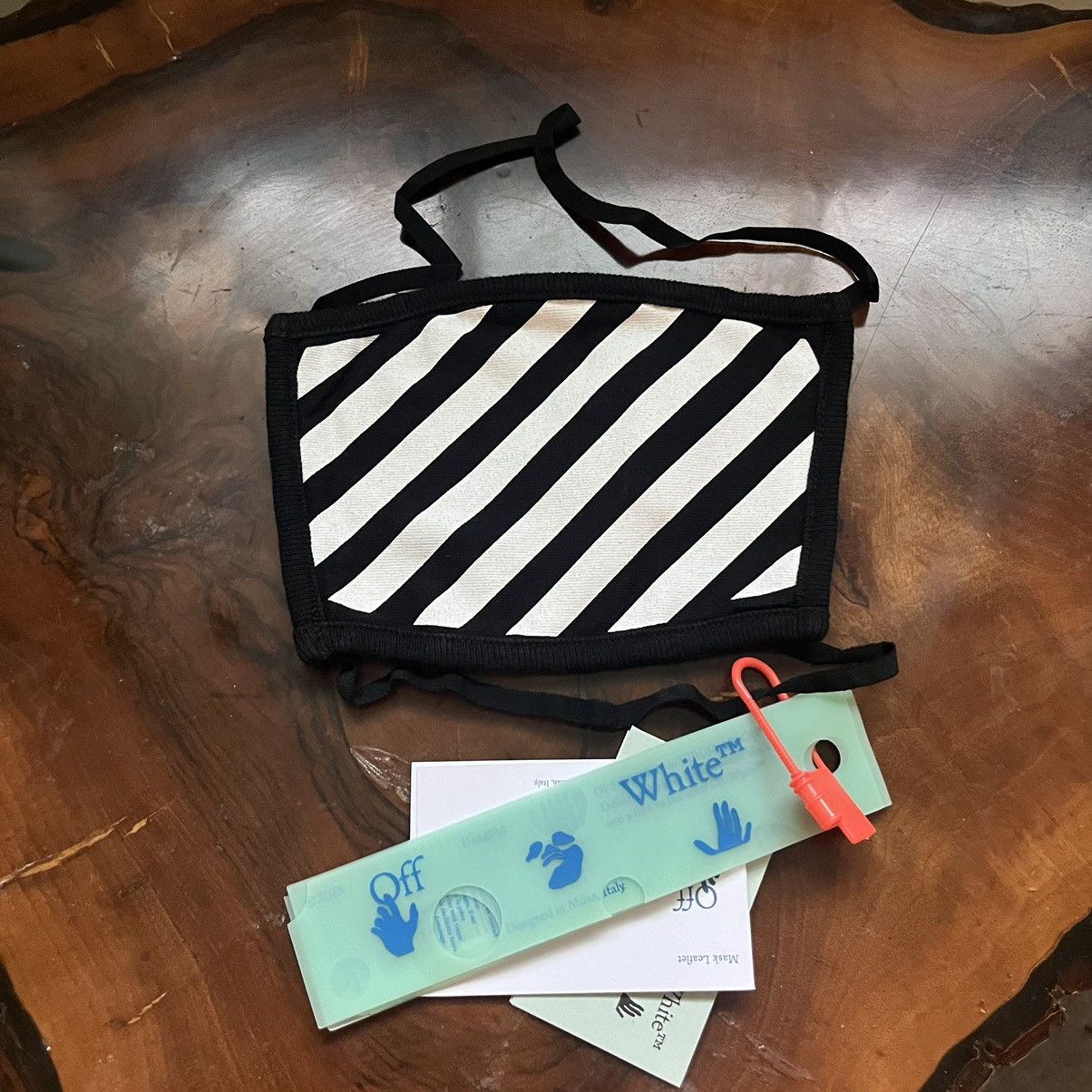 Off-White Diagonals Logo Mask | Grailed