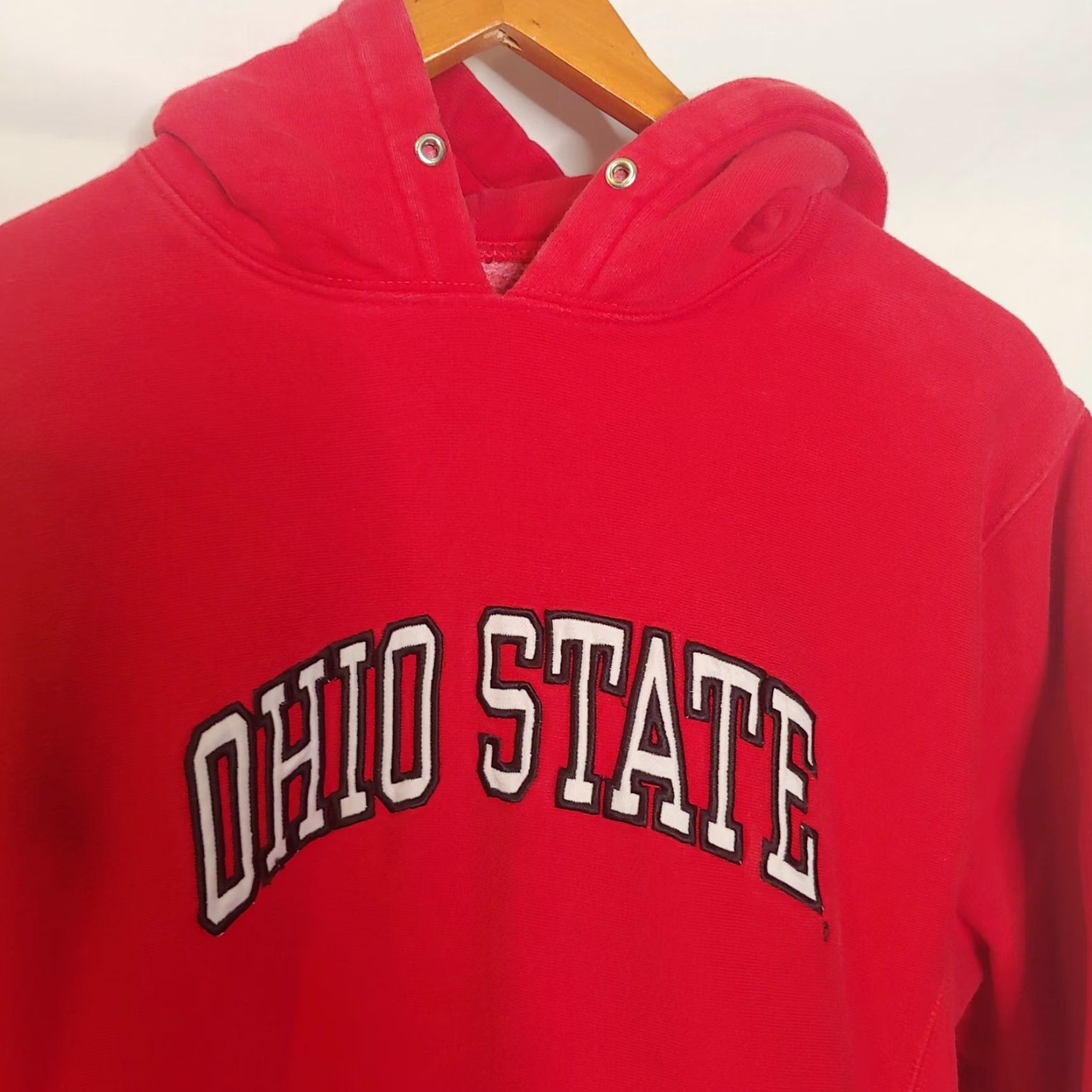 Vintage Ohio State Buckeyes Sweatshirt Hooded Steve & Barry's S Red Knit Embroidered NCAA College Academia Mens Archives? Size US S / EU 44-46 / 1 - 2 Thumbnail