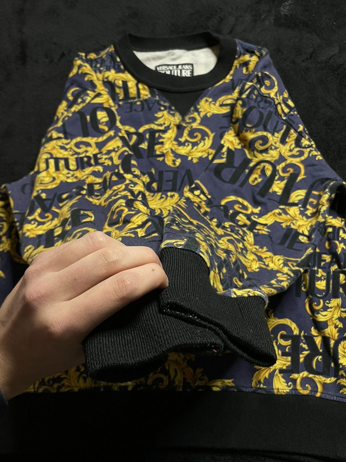 Versace Versace Couture Sweatshirt Unisex y2k Size M Size US M / EU 48-50 / 2 - 5 Thumbnail